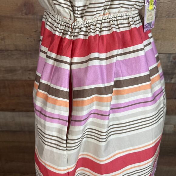 Chelsea & Violet Modern Millie Striped Sleeveless Dress Size Small NWT - Picture 4 of 11